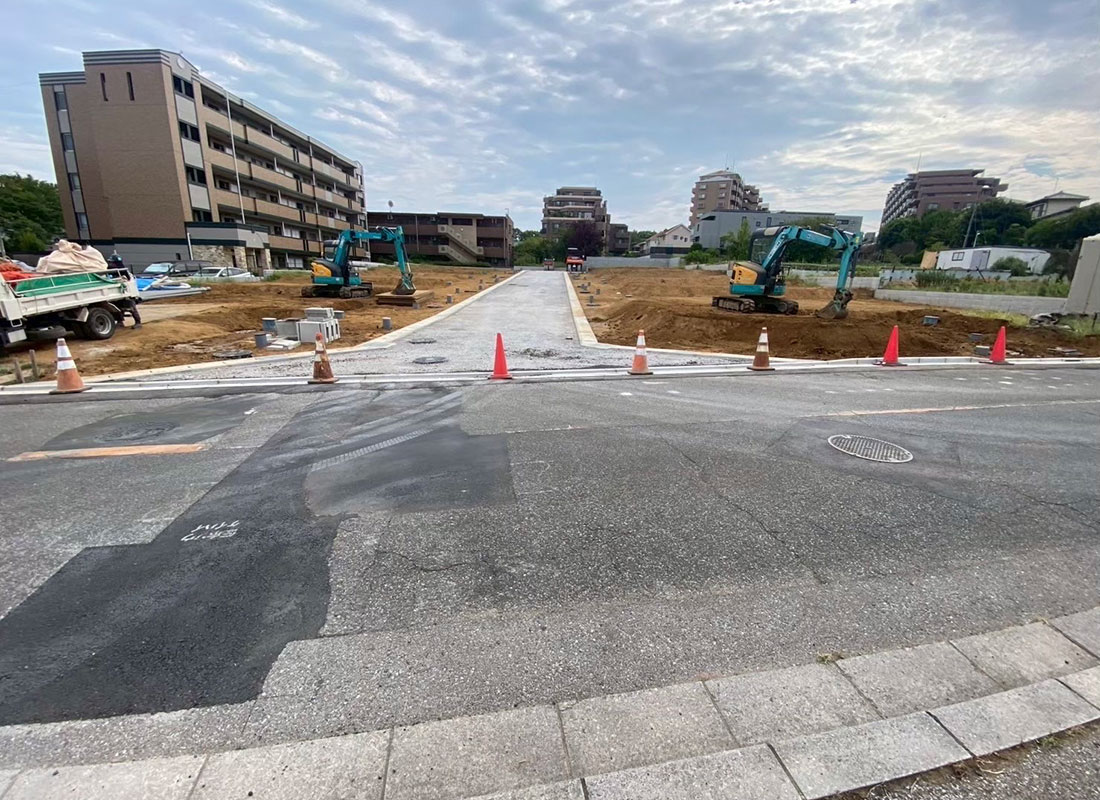 船橋市芝山3丁目16棟宅地造成工事